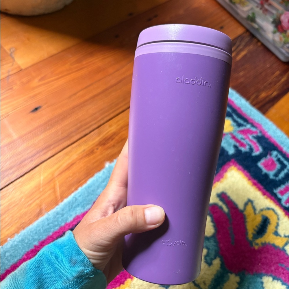 Aladdin Purple Travel Mug - Insulated Coffee Tumbler eco ecycle reusable
